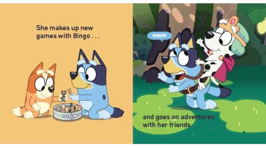 Bluey: Bluey Playtime Little Library: 4 books in 1