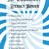 My Wondertivity Literacy Binder DIGITAL DOWNLOAD - Wondertivity