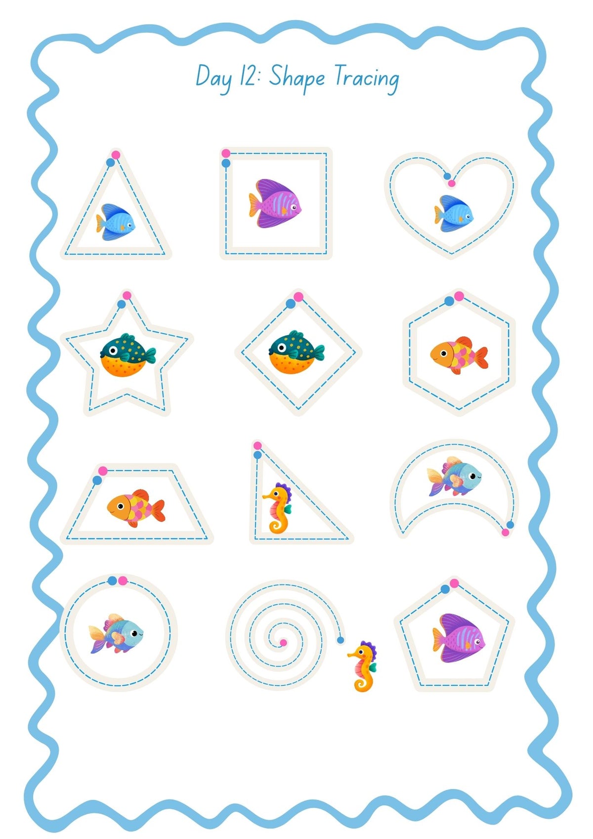 My Wondertivity One Activity a Day - Under the Sea DIGITAL DOWNLOAD