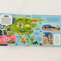 Lonely Planet Kids: Mi primer atlas mundial que se levanta con la solapa