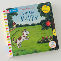 Pip the Puppy: Buku Tolak, Tarik, Slaid oleh Axel Scheffler