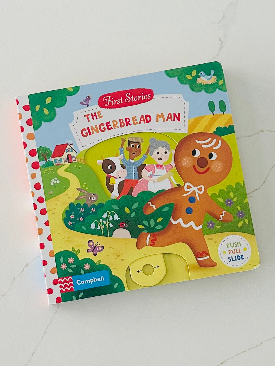 The Gingerbread Man: A Push, Pull and Slide ספר מאת Campbell Books