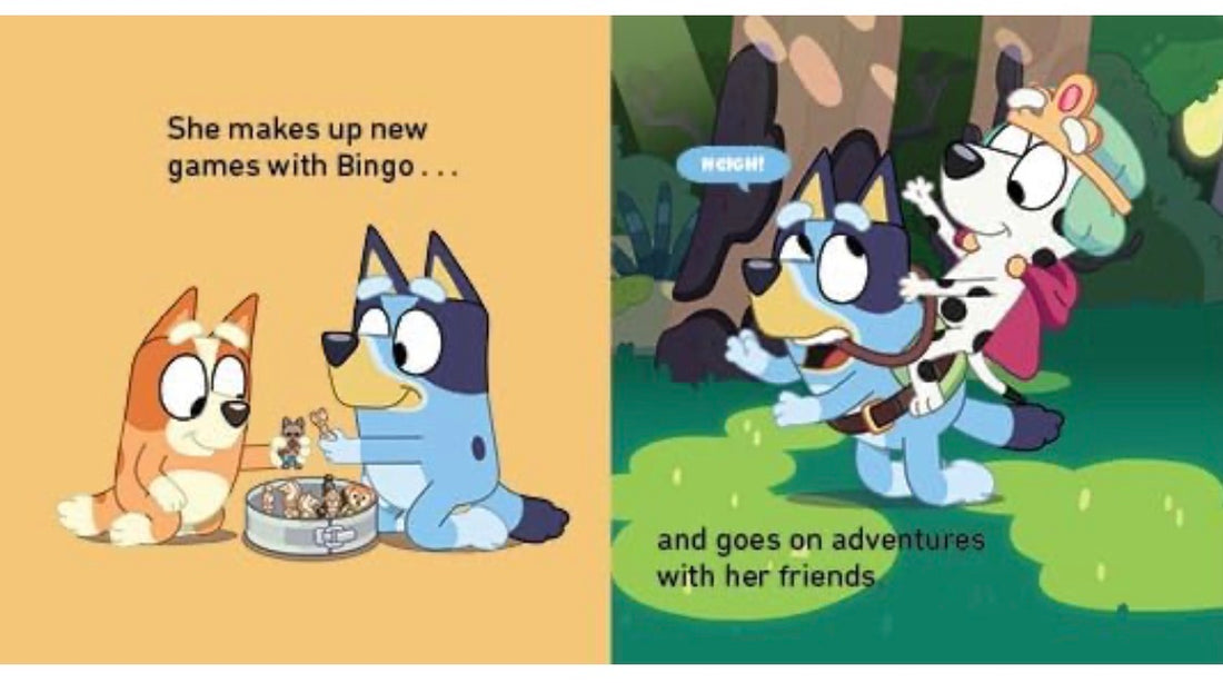 Bluey: Bluey Playtime Little Library: 4 books in 1