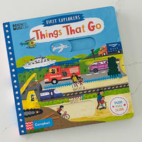 《Things That Go：推、拉、幻灯片》一书，作者：Christiane Engel