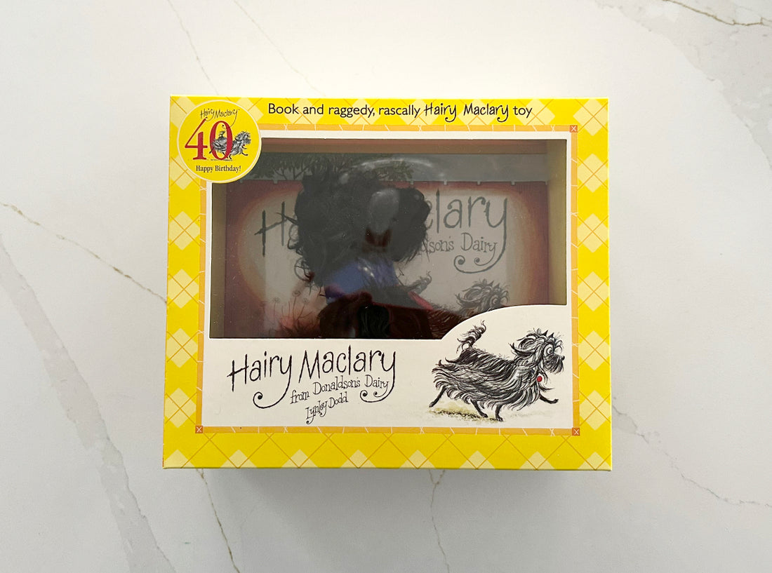 Haariger Maclary aus Donaldson's Dairy Buch- und Spielzeug-Geschenkset von Lynley Dodd