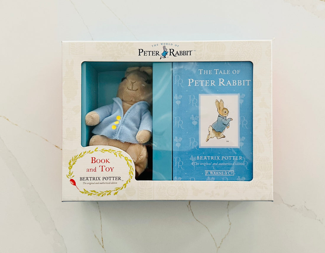 Juego de regalo con libro y juguete Tale of Peter Rabbit de Beatrix Potter