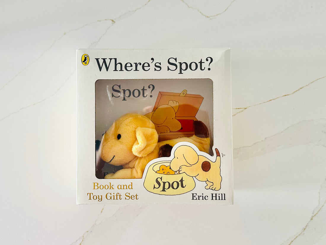 Missä Spot on? Eric Hillin kirja- ja lelulahjasetti