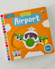 Busy Airport - Push, Pull and Slide book - Wondertivity