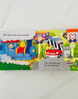 Busy Trains - A Push, Pull and Slide book - Wondertivity