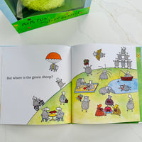 メム・フォックス作「緑の羊の本とおもちゃのギフトセットはどこですか」
