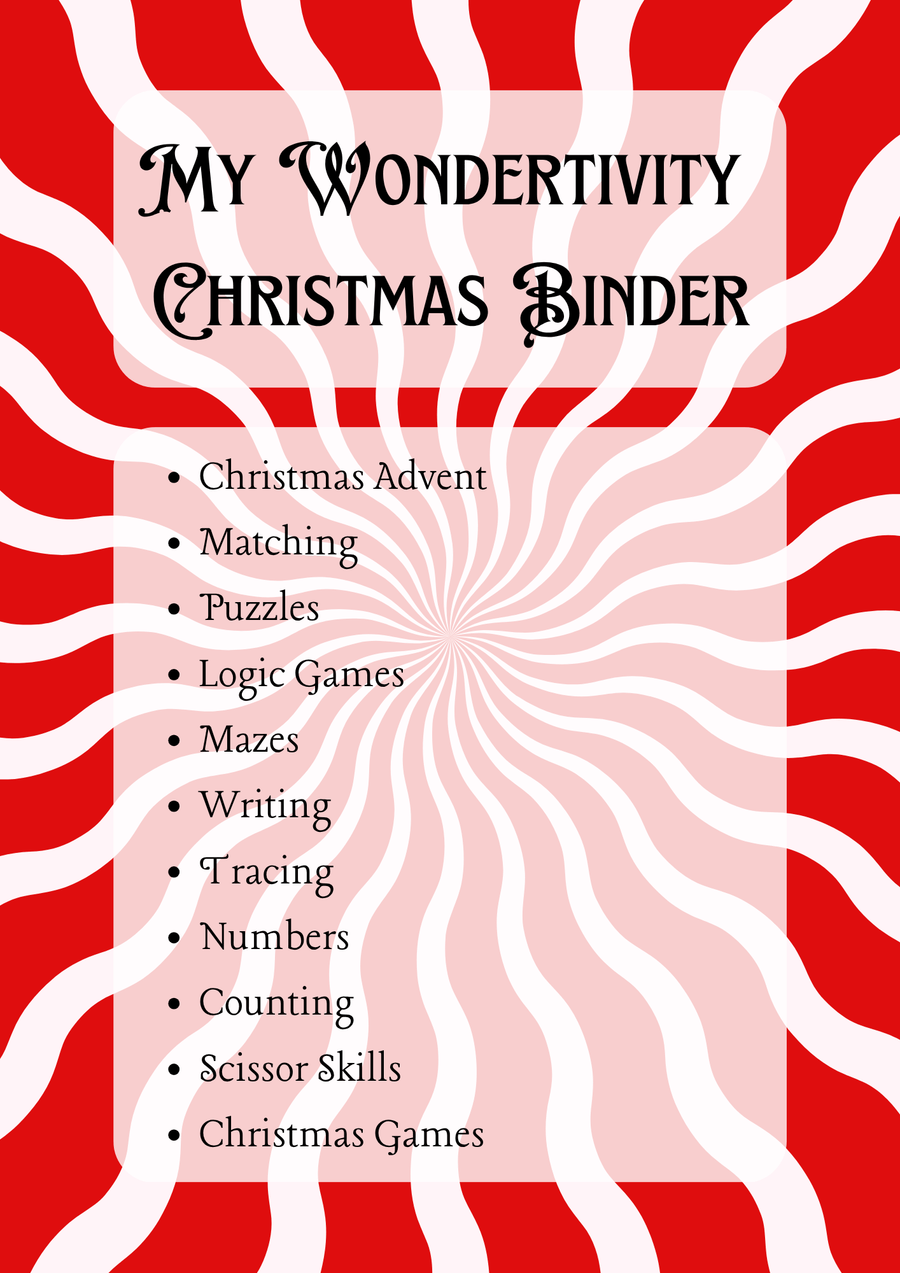 My Wondertivity Christmas Binder DIGITAL DOWNLOAD - Wondertivity