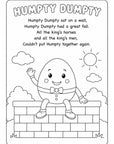 My Wondertivity Colouring Book & Nursery Rhyme Lyrics DIGITAL DOWNLOAD - Wondertivity