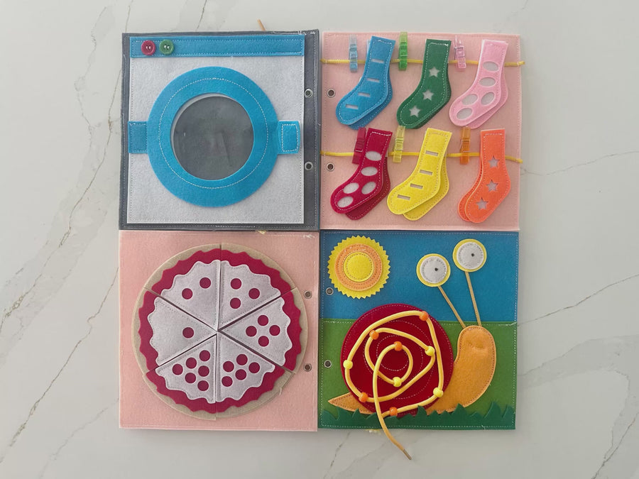 Washing Machine, Sock Sorting, Pizza Counting, Snail Threading