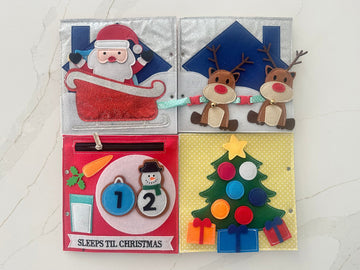 Santa’s Sleigh, Sleeps til Xmas, Christmas Tree - Wondertivity