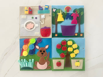 Washing Machine,Clothes on the Line, Kangaroo, Apple Sorting - Wondertivity