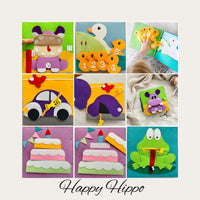 Happy Hippo Toddler Book - Wondertivity