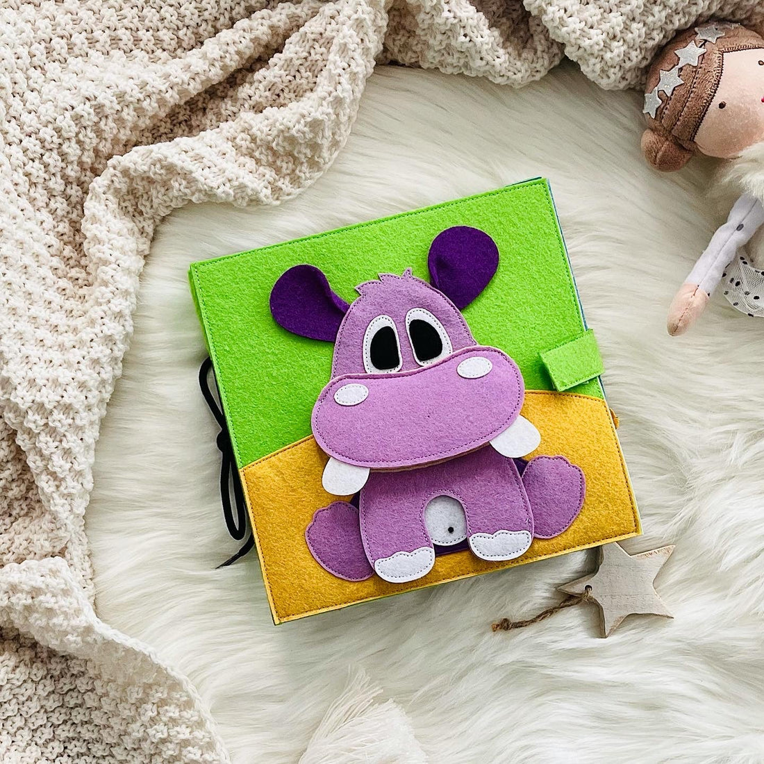 Happy Hippo Toddler Book - Wondertivity