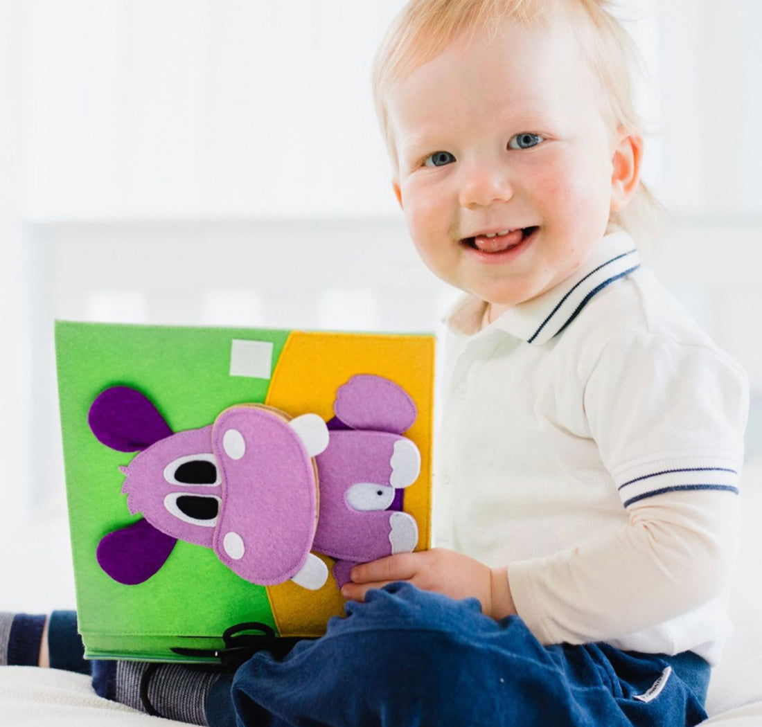 Happy Hippo Toddler Book *** ENNAKKOTILAUS - TOIMITUS KESÄKUU 2024 PUOLIPULKISTA***